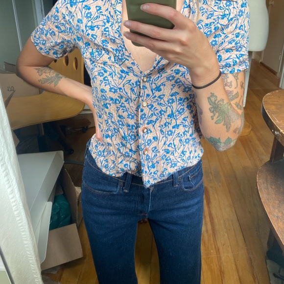 Cooperative Urban Outfitters Floral Blouse - Picture 4 of 14